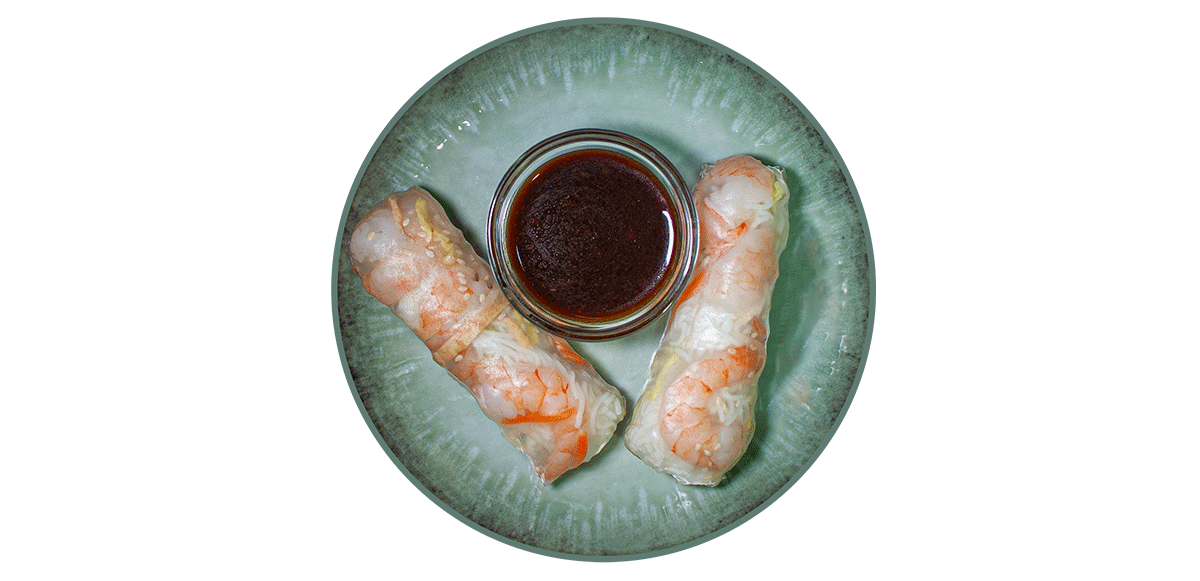 Čerstvé letní závitky