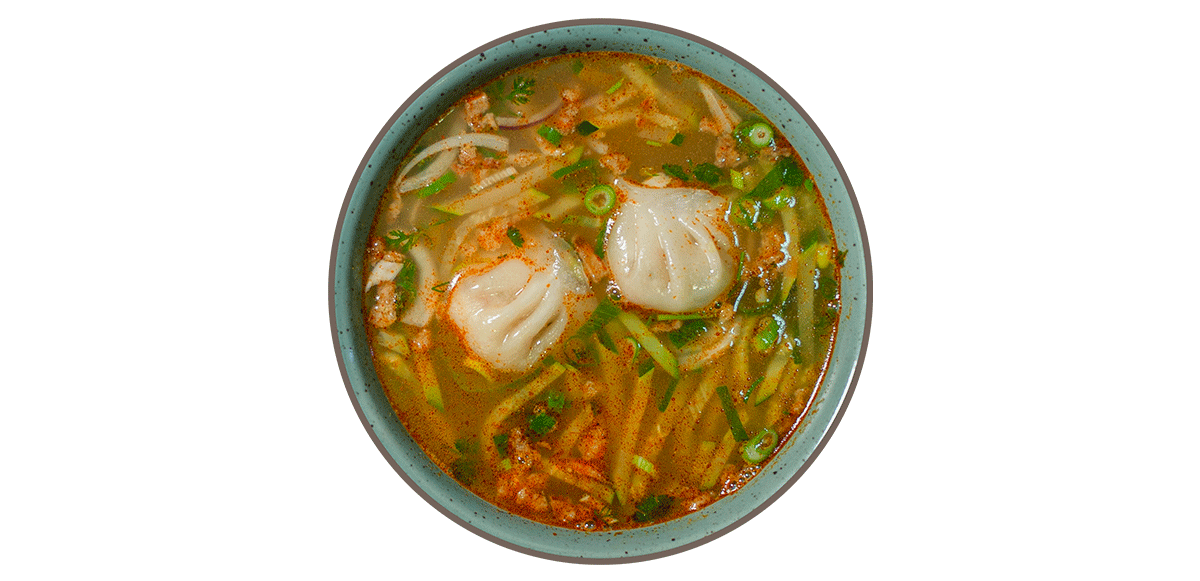 Dim Sum polévka Vegan