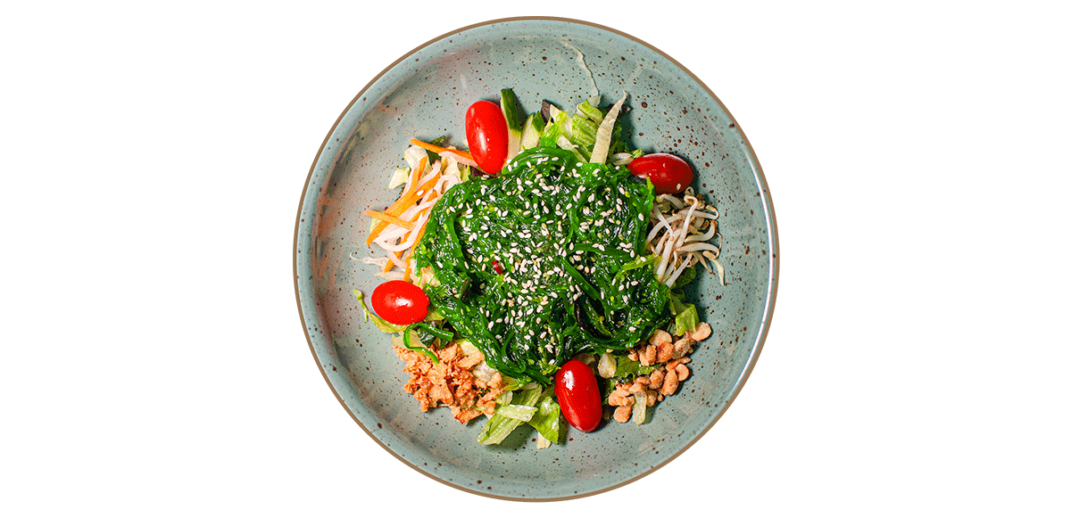 Mořské řasy Wakame