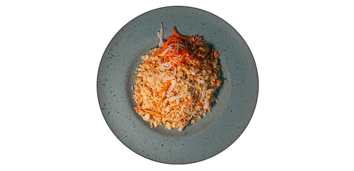 Restovaná zelenina a rýže